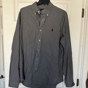Polo by Ralph Lauren Men's Black Checkered Shirt